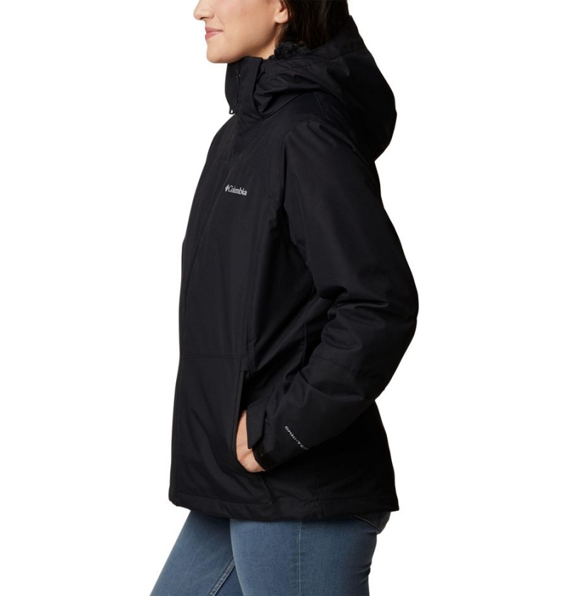Columbia Gulfport Interchange Women's 3 In 1 Jackets Black | YCQUWJ-398