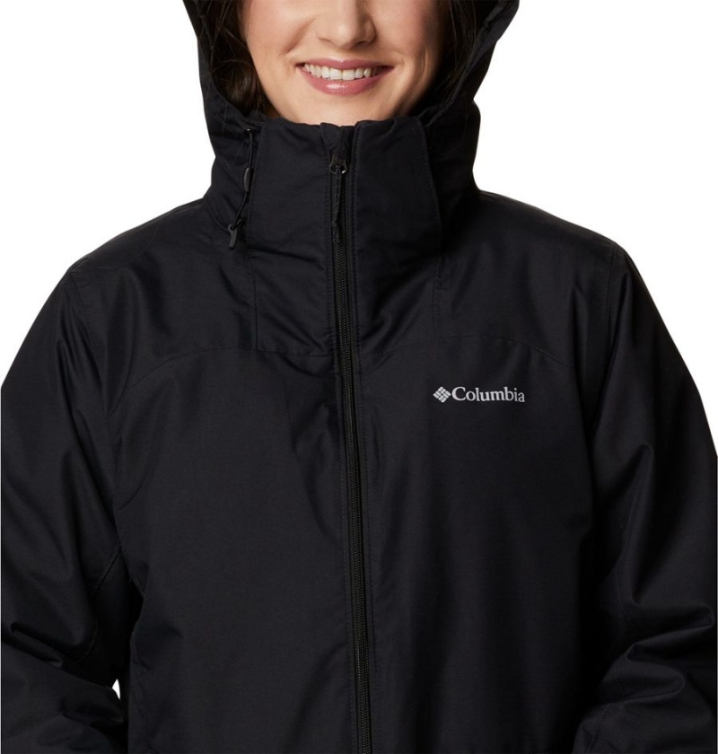 Columbia Gulfport Interchange Women's 3 In 1 Jackets Black | YCQUWJ-398