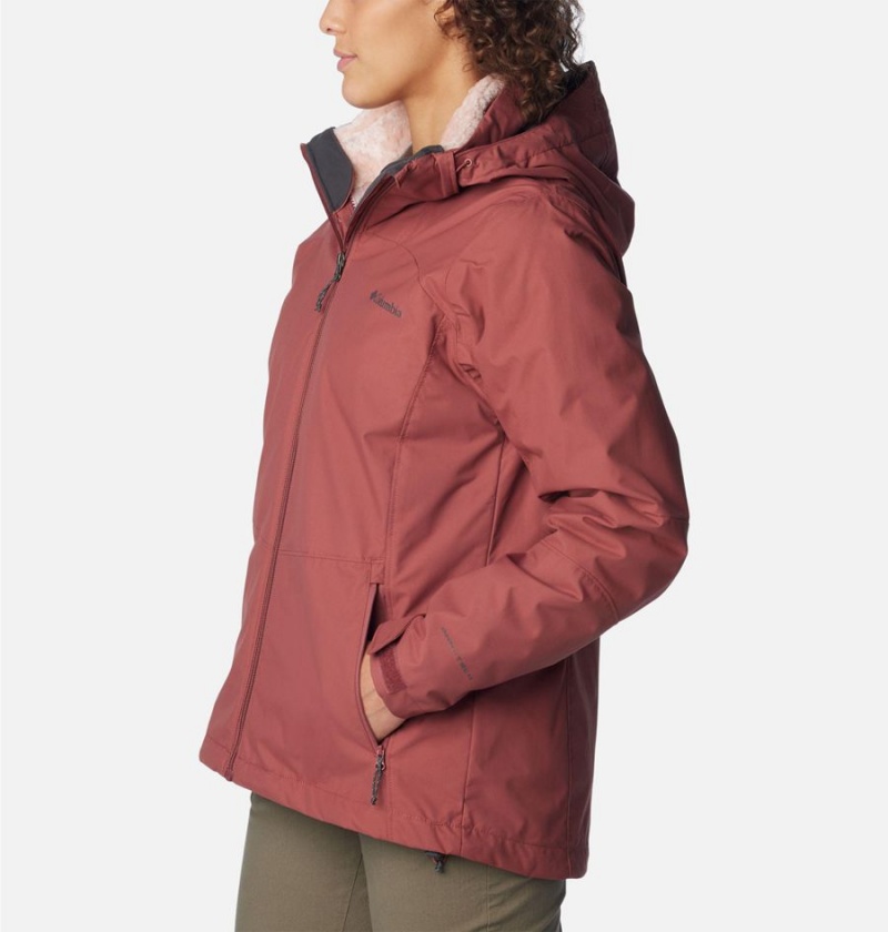 Columbia Gulfport Interchange Women's 3 In 1 Jackets Coral | ZLAHXI-476