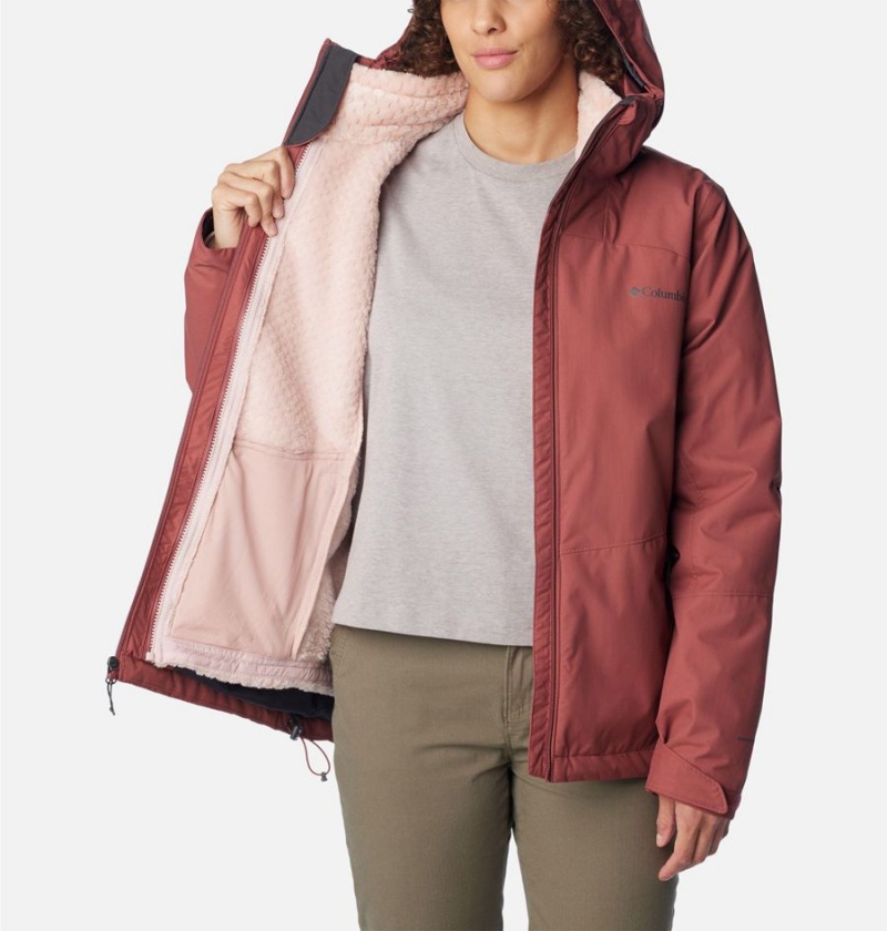 Columbia Gulfport Interchange Women's 3 In 1 Jackets Coral | ZLAHXI-476