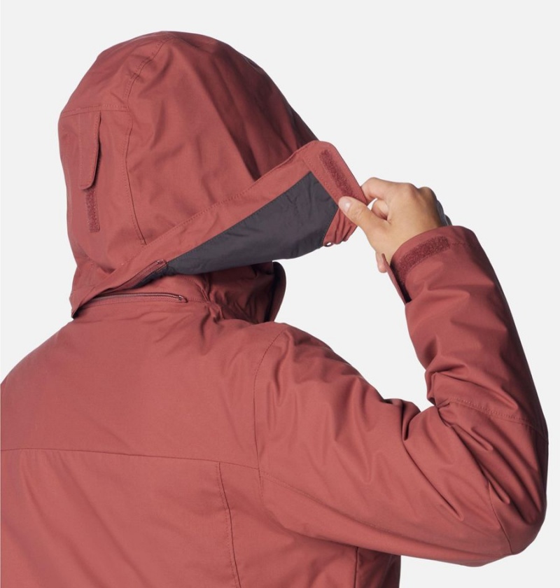 Columbia Gulfport Interchange Women's 3 In 1 Jackets Coral | ZLAHXI-476
