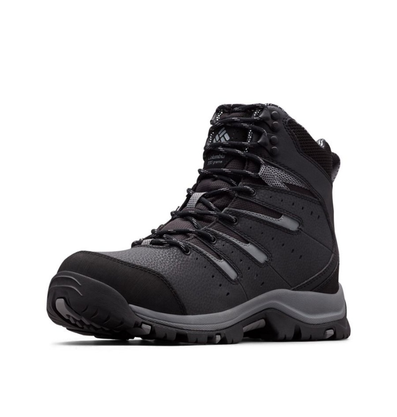 Columbia Gunnison II Omni Heat Men's Boots Black | SCTNGQ-726