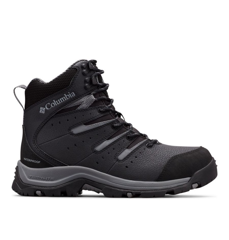 Columbia Gunnison II Omni Heat Men\'s Boots Black | SCTNGQ-726