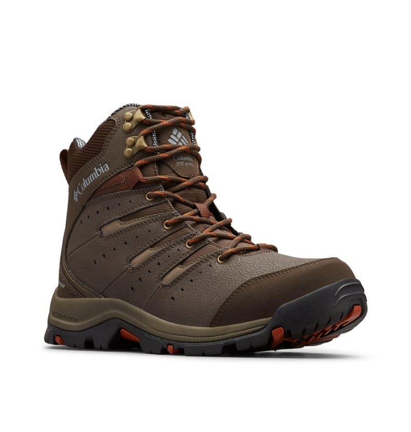 Columbia Gunnison II Omni Heat Men's Boots Brown | TANEMH-863