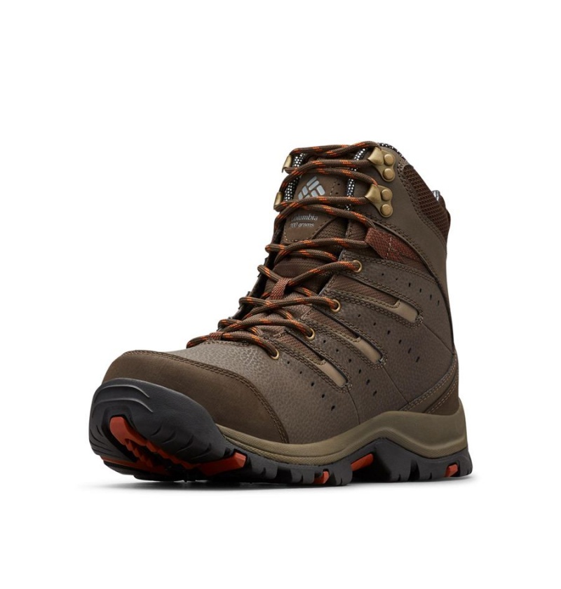 Columbia Gunnison II Omni Heat Men's Boots Brown | TANEMH-863