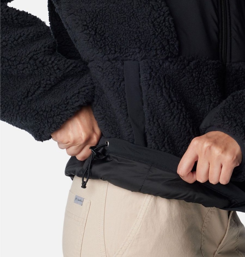 Columbia Hakatai Full Zip Women's Fleece Jacket Black | LUNOKR-745