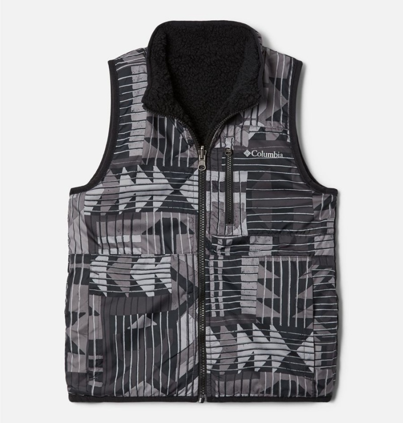 Columbia Hakatai Reversible Kids' Vest Black | SOFUHJ-926