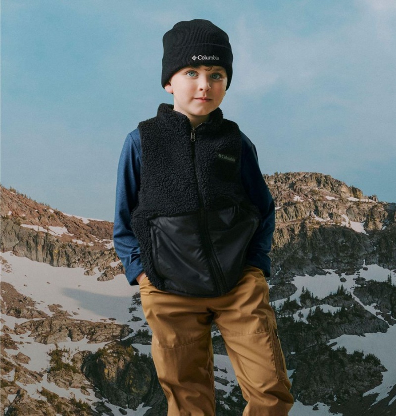 Columbia Hakatai Reversible Kids' Vest Black | SOFUHJ-926