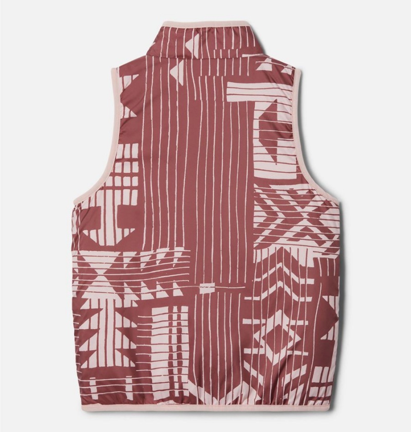 Columbia Hakatai Reversible Kids' Vest Pink | LHQAGS-214