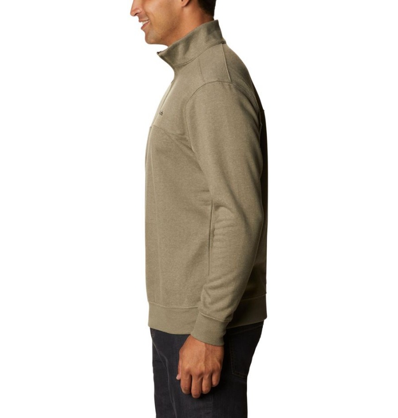 Columbia Hart Mountain II Half Zip Men's Sweatshirt Green | VKEQBP-137