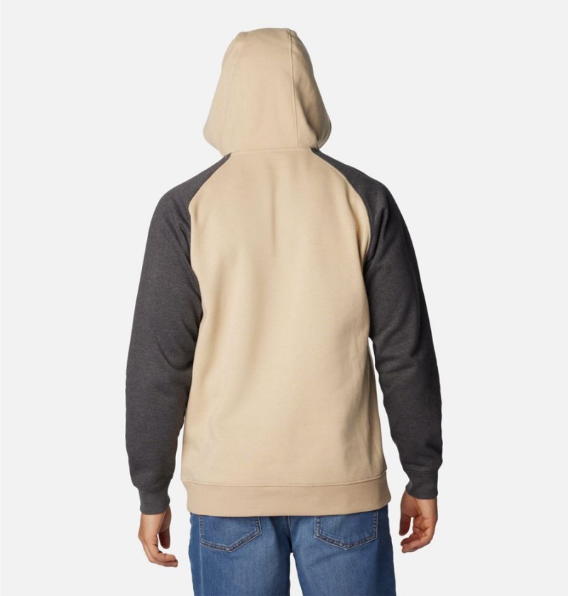 Columbia Hart Mountain II Men's Hoodie Beige | QVWOTB-214
