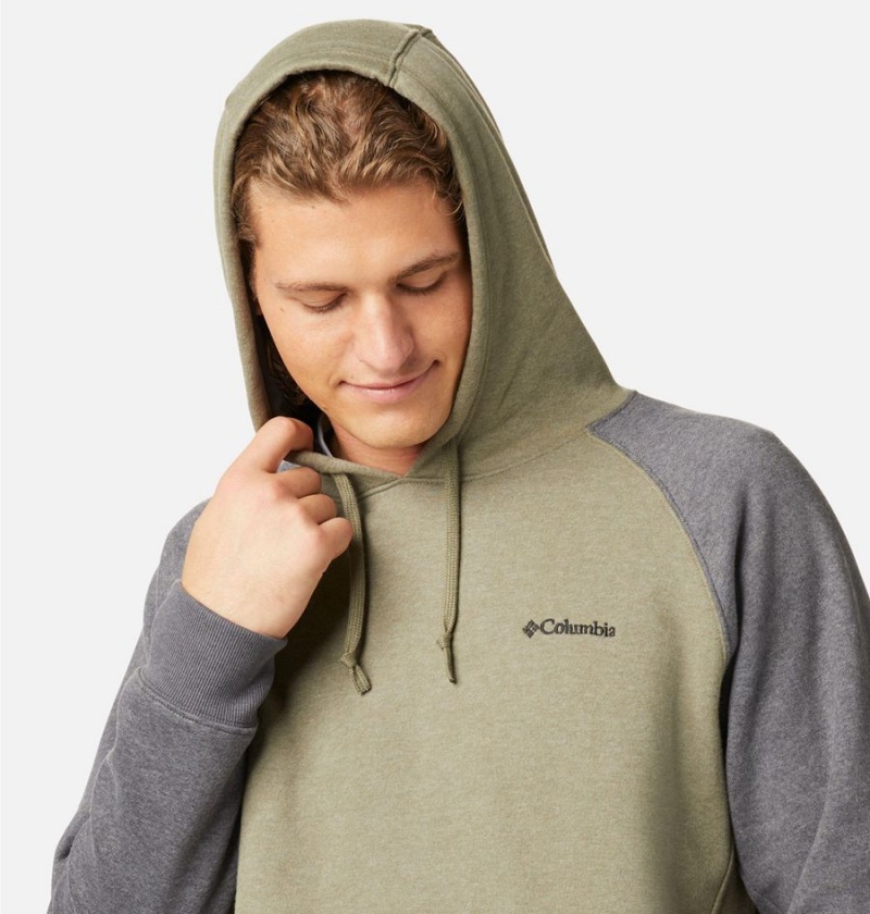 Columbia Hart Mountain II Men's Hoodie Green | FULZCR-837