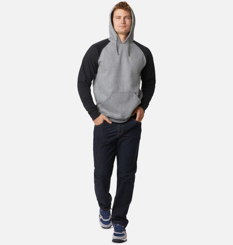 Columbia Hart Mountain II Men's Hoodie Grey | HWFVZD-708