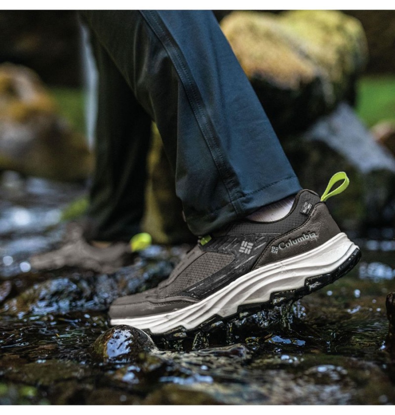 Columbia Hatana Max OutDry Men's Sneakers Grey | TBWFUZ-478