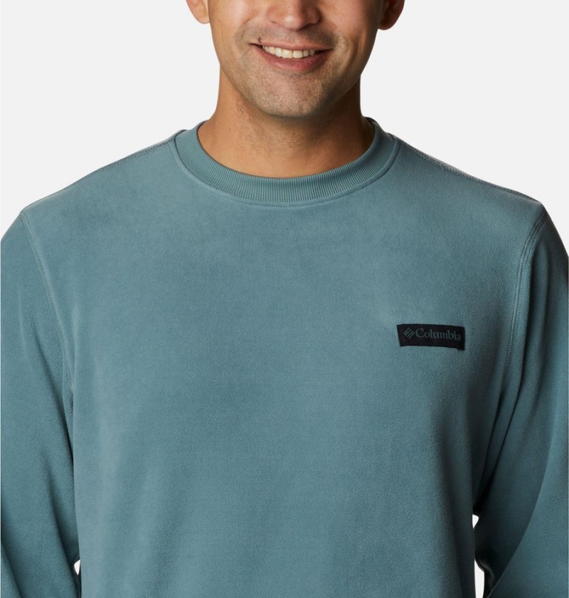 Columbia Haven Hills Fleece Crew Men's Pullover Blue | KOWRZT-356
