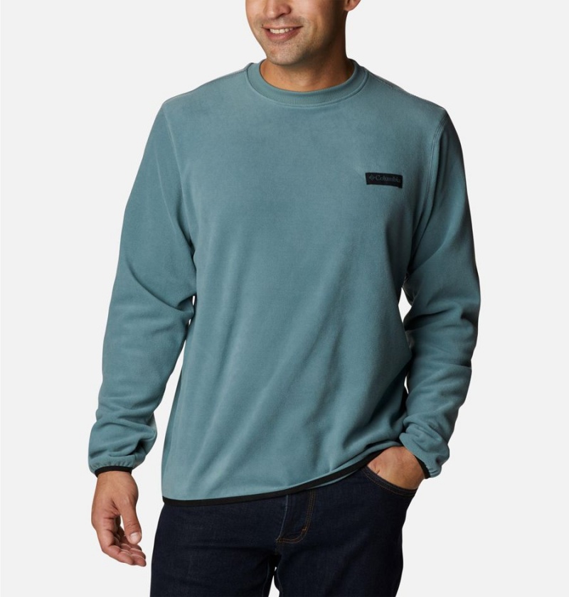 Columbia Haven Hills Fleece Crew Men\'s Pullover Blue | KOWRZT-356