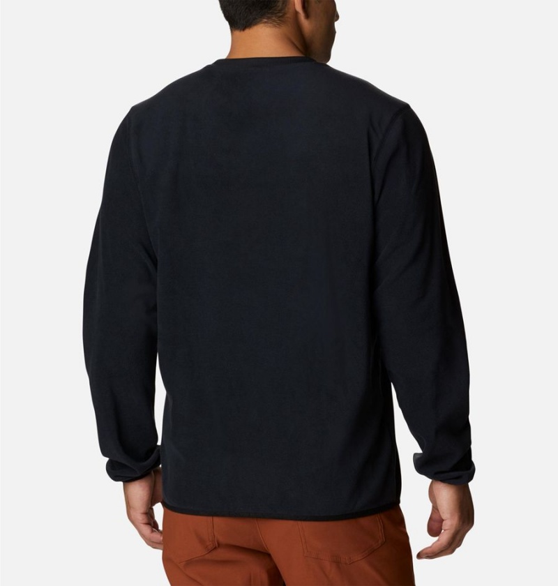 Columbia Haven Hills Fleece Crew Men's Pullover Black | YGXPDT-986