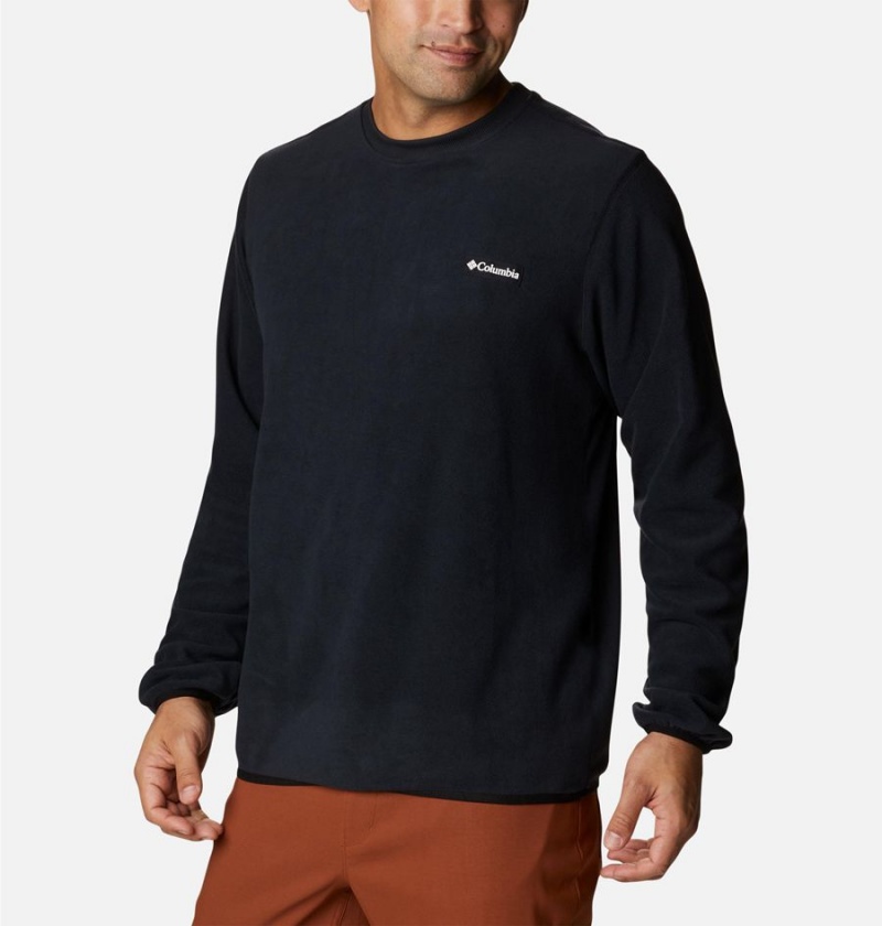 Columbia Haven Hills Fleece Crew Men's Pullover Black | YGXPDT-986