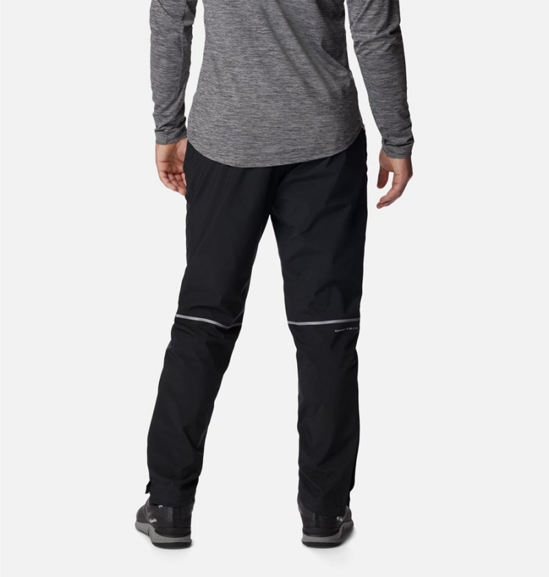 Columbia Hazy Trail Rain Men's Pants Black | JGEISA-295