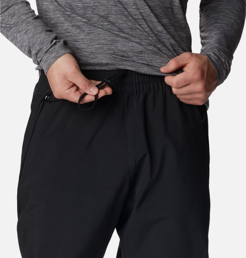 Columbia Hazy Trail Rain Men's Pants Black | JGEISA-295