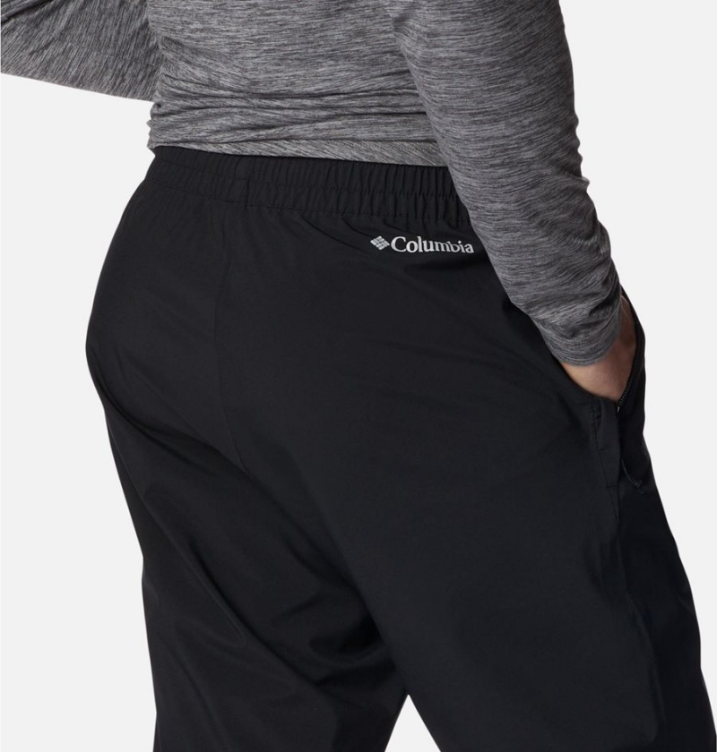 Columbia Hazy Trail Rain Men's Pants Black | JGEISA-295