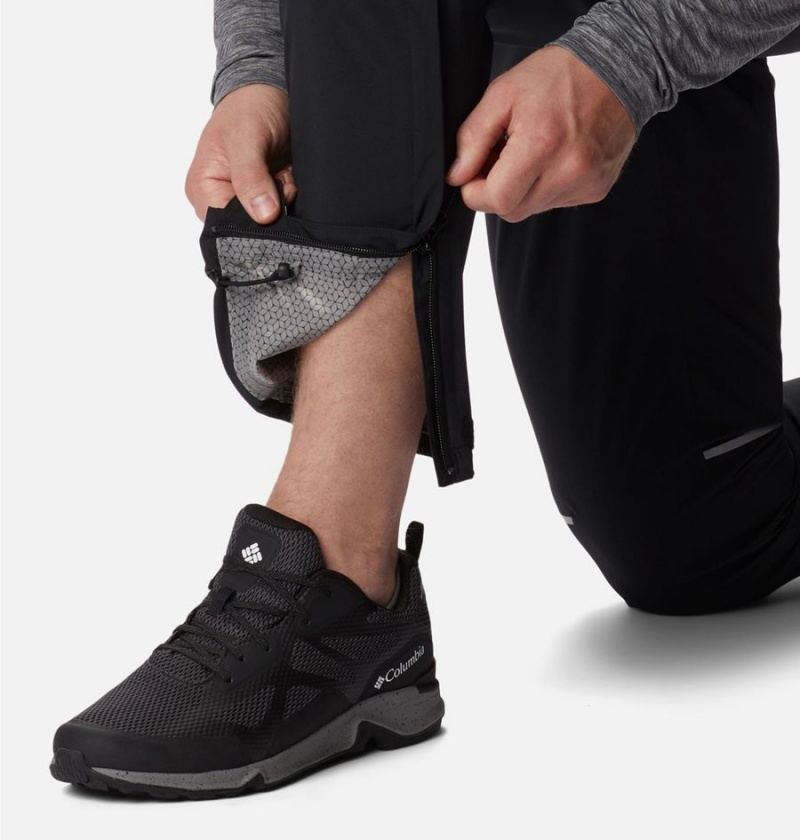 Columbia Hazy Trail Rain Men's Pants Black | JGEISA-295