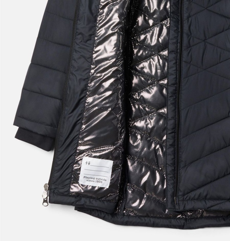 Columbia Heavenly Long Kids' Jacket Black | KGUPWH-089