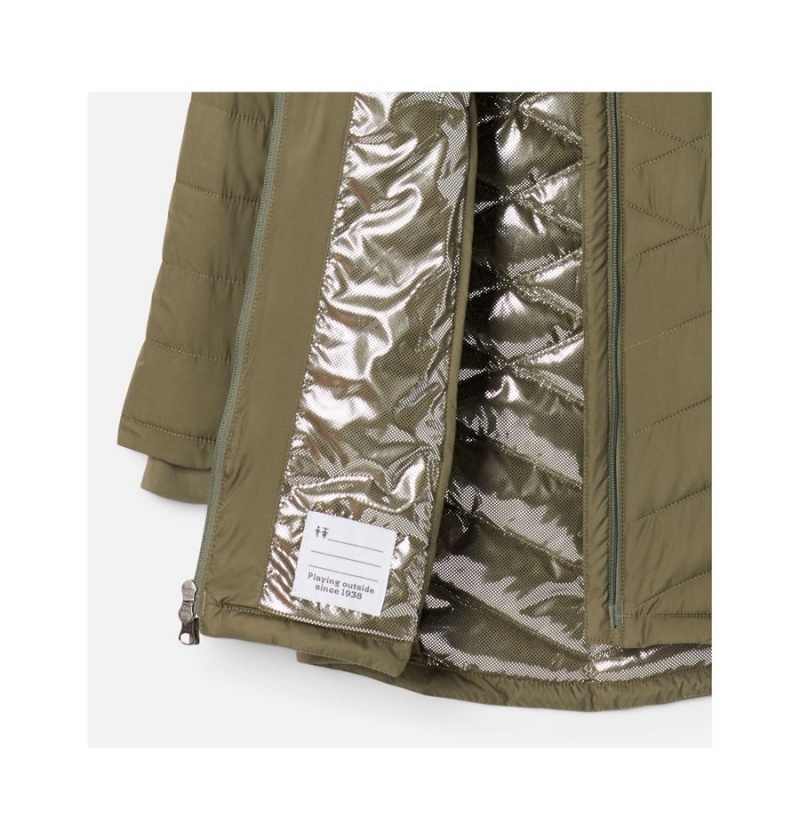Columbia Heavenly Long Kids' Jacket Green | VKBYFZ-279