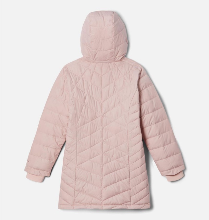 Columbia Heavenly Long Kids' Jacket Pink | XJYDKH-217