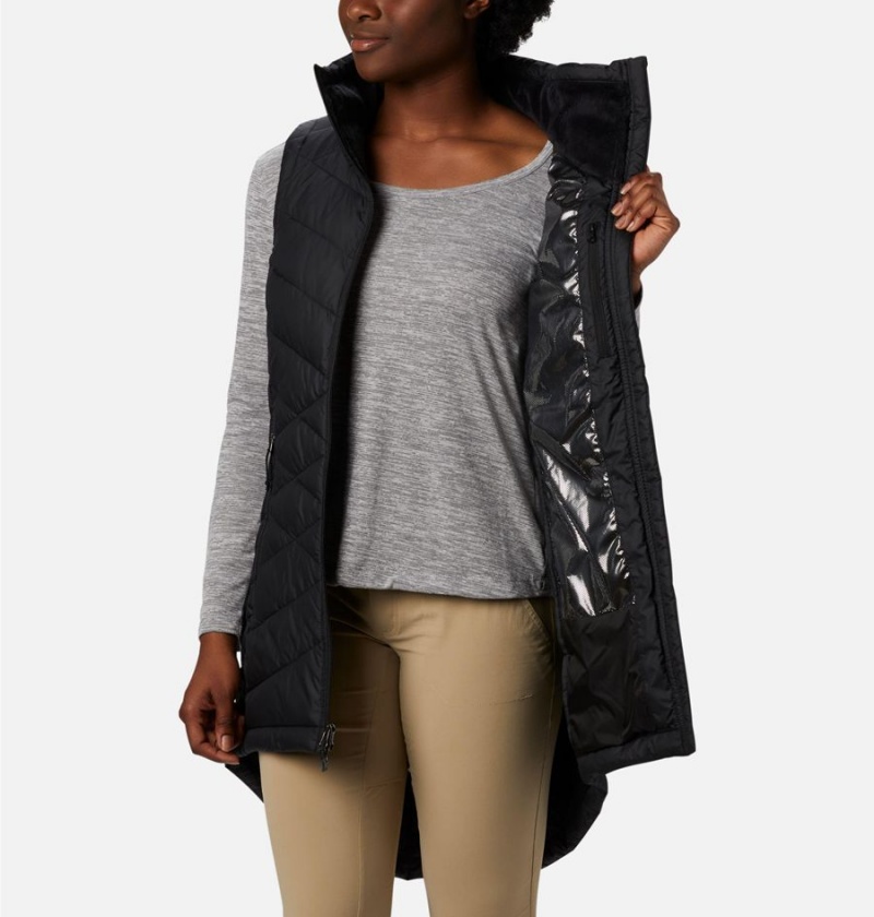 Columbia Heavenly Long Women's Vest Black | BSZXHL-813