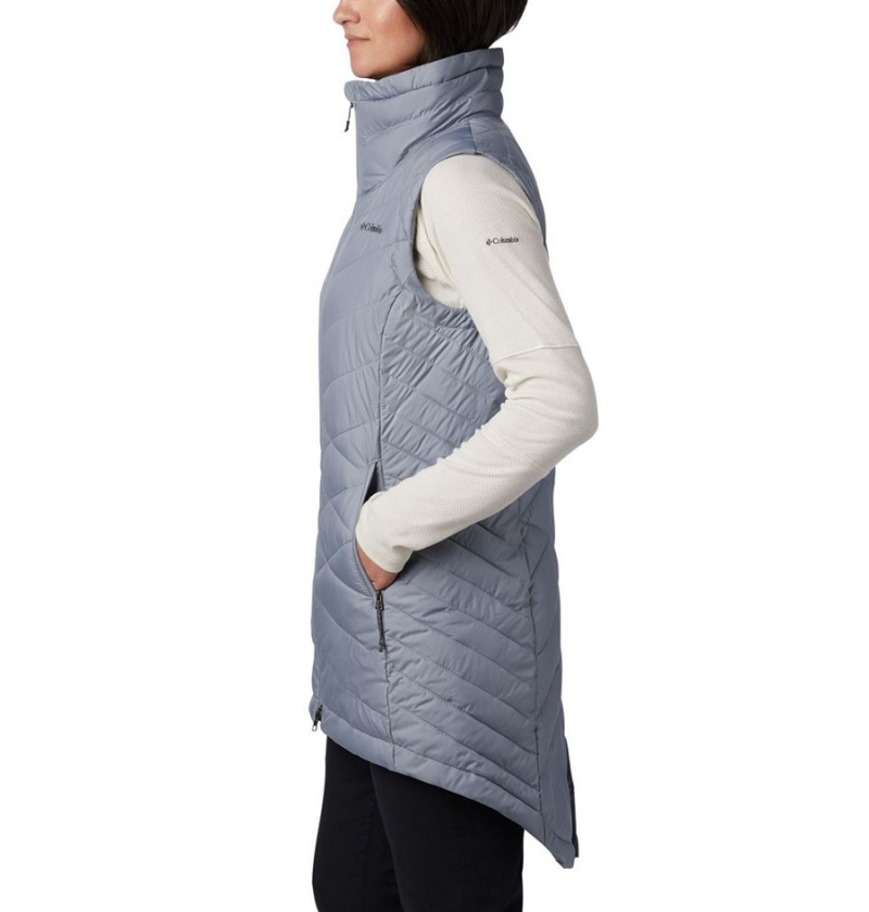Columbia Heavenly Long Women's Vest Grey | MXHONV-798