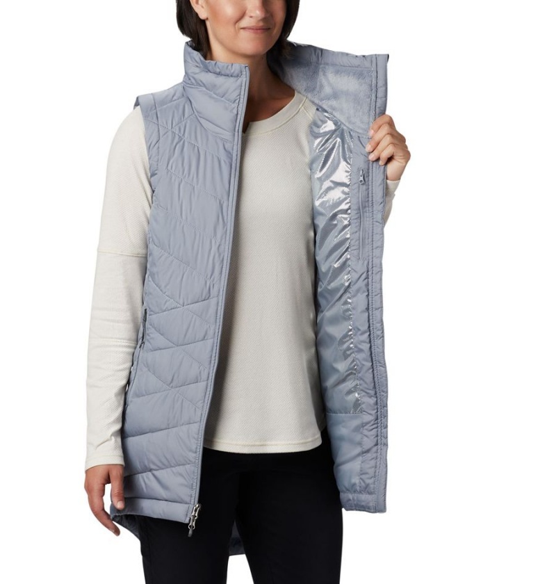Columbia Heavenly Long Women's Vest Grey | MXHONV-798