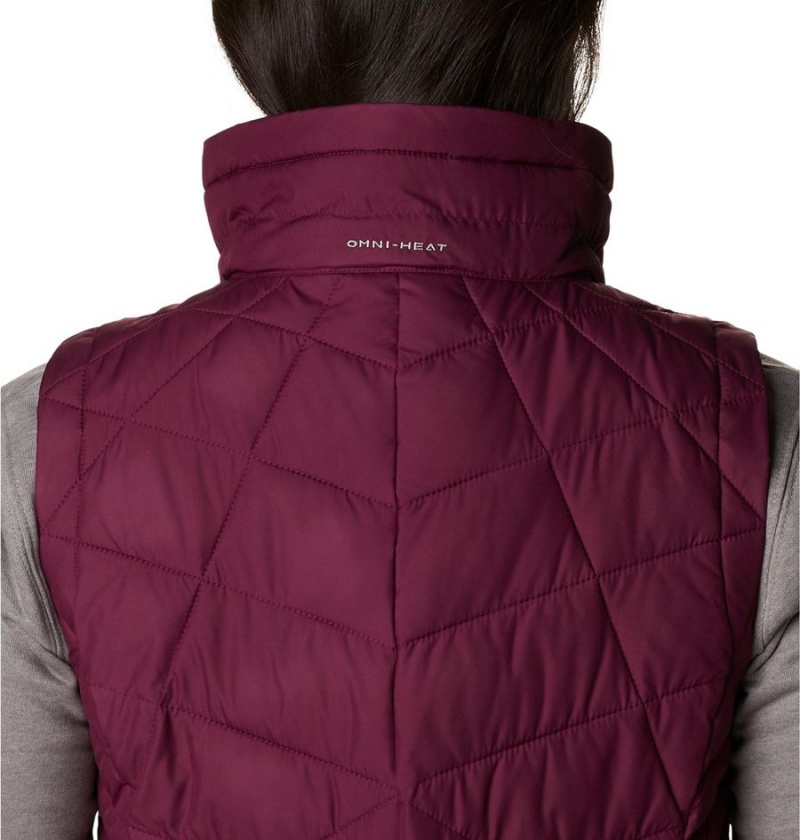Columbia Heavenly Long Women's Vest Red | BXGHSA-493
