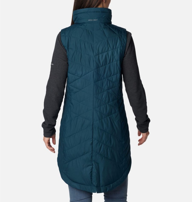 Columbia Heavenly Long Women's Vest Turquoise | NHRYPU-076