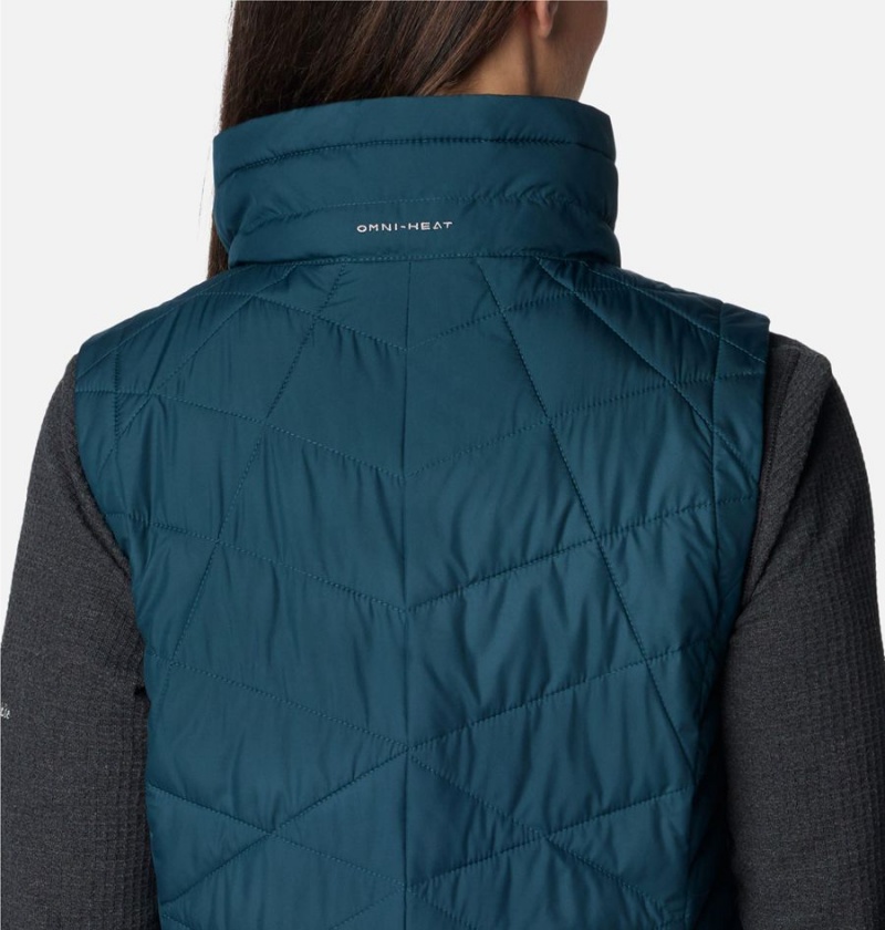 Columbia Heavenly Long Women's Vest Turquoise | NHRYPU-076