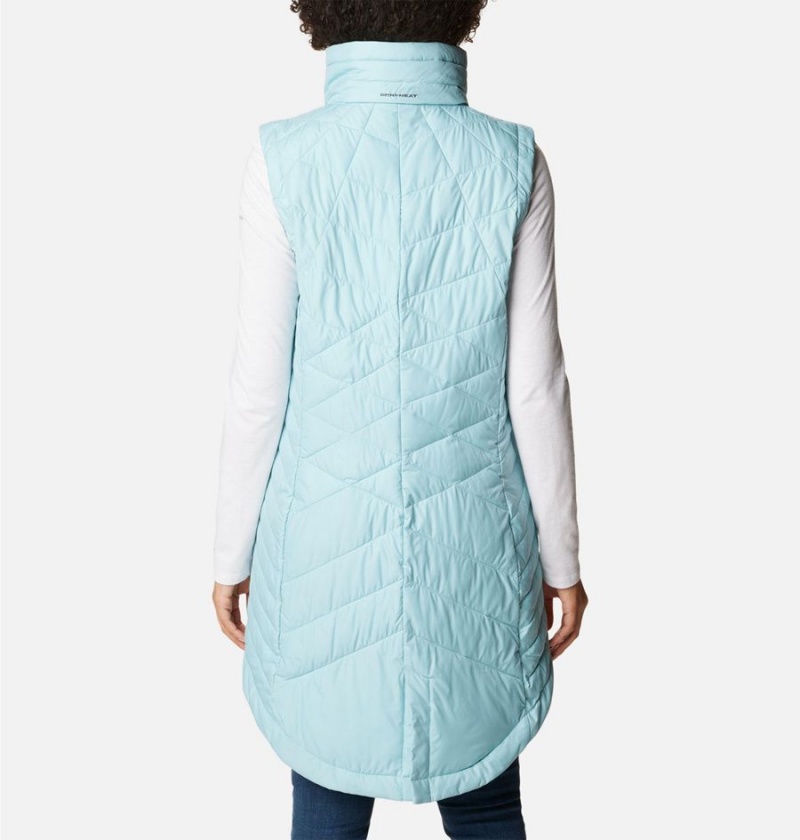 Columbia Heavenly Long Women's Vest Turquoise | UZJXPE-028