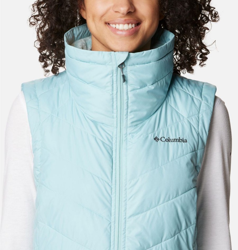 Columbia Heavenly Long Women's Vest Turquoise | UZJXPE-028