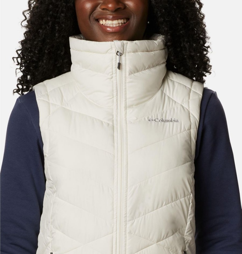 Columbia Heavenly Long Women's Vest White | QBYCWH-873