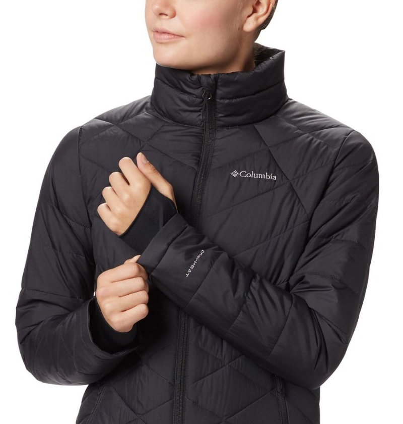 Columbia Heavenly Women's Puffer Jacket Black | DWPXRA-126