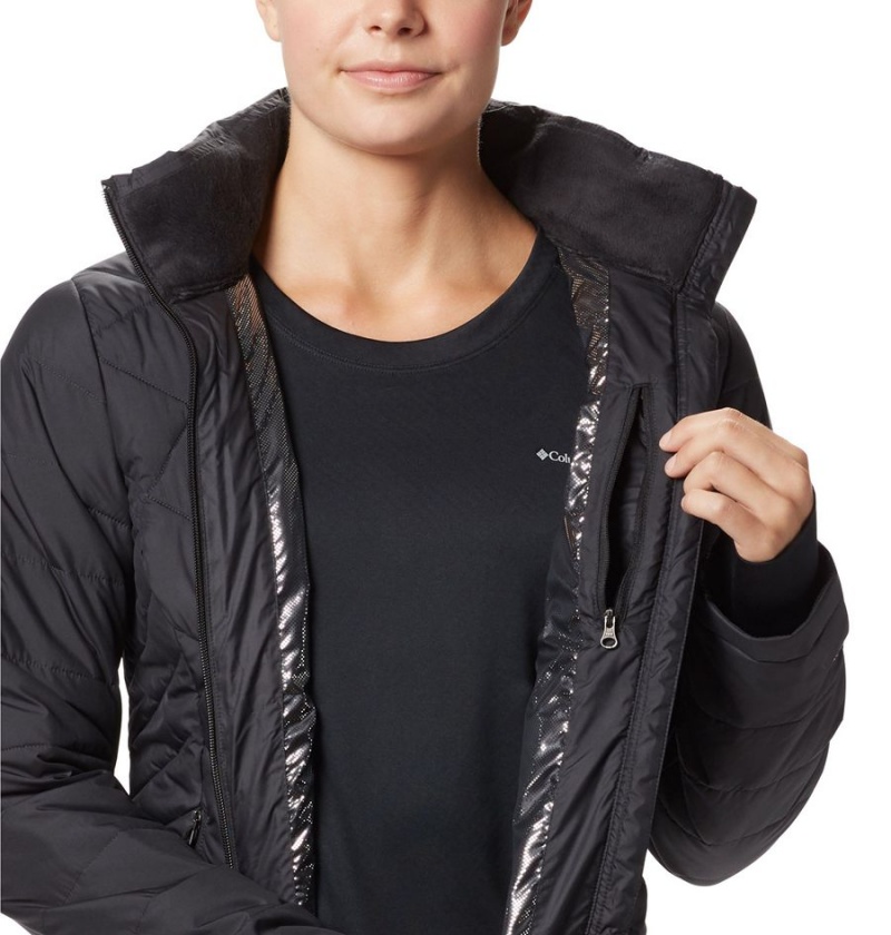 Columbia Heavenly Women's Puffer Jacket Black | DWPXRA-126