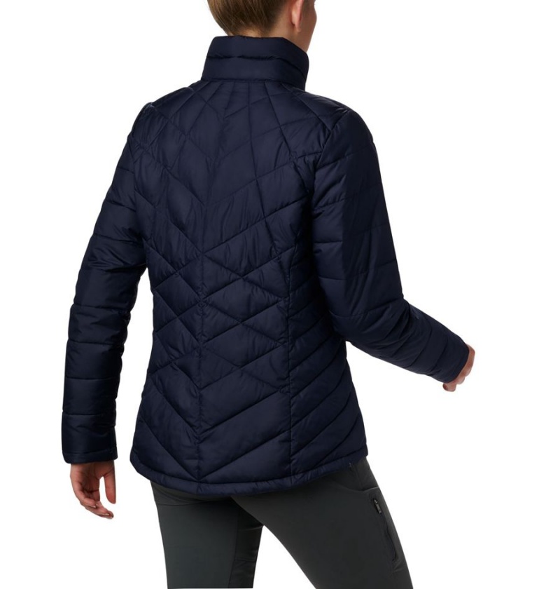 Columbia Heavenly Women's Puffer Jacket Navy | VBQWZC-037
