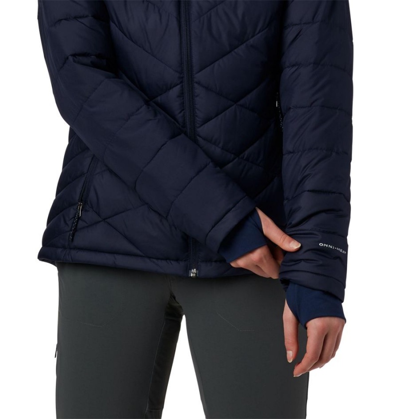 Columbia Heavenly Women's Puffer Jacket Navy | VBQWZC-037