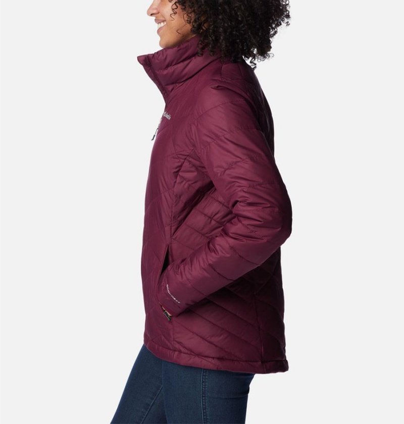 Columbia Heavenly Women's Puffer Jacket Purple | LYNSAF-725