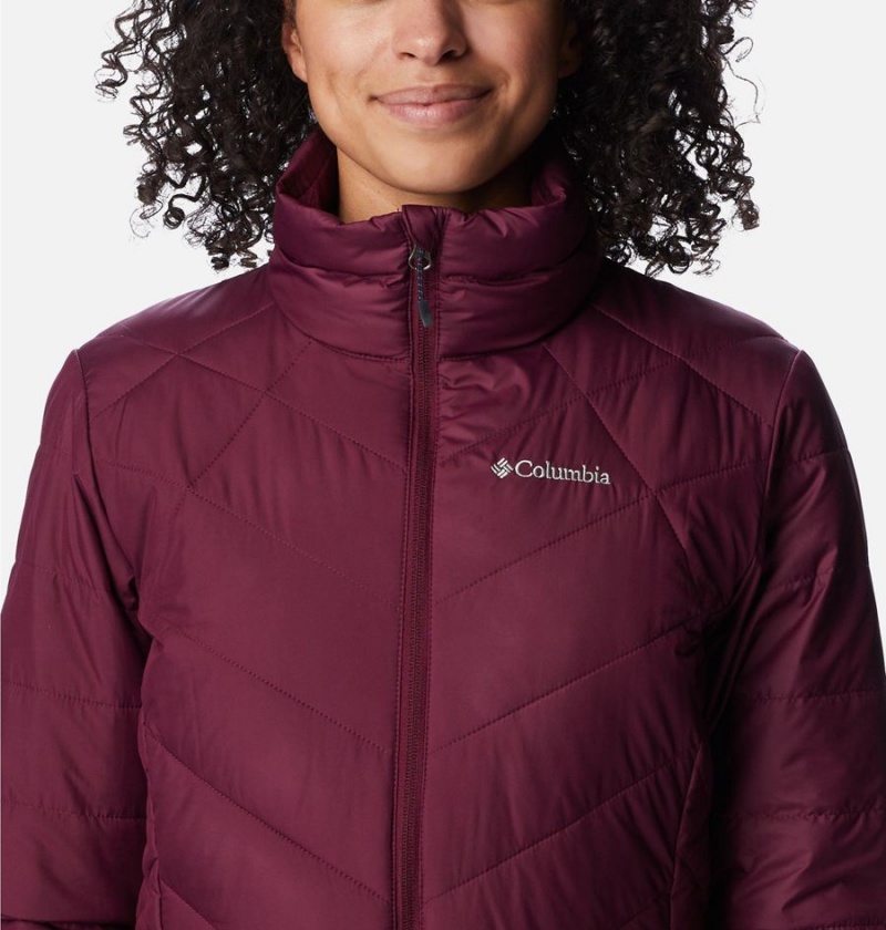 Columbia Heavenly Women's Puffer Jacket Purple | LYNSAF-725
