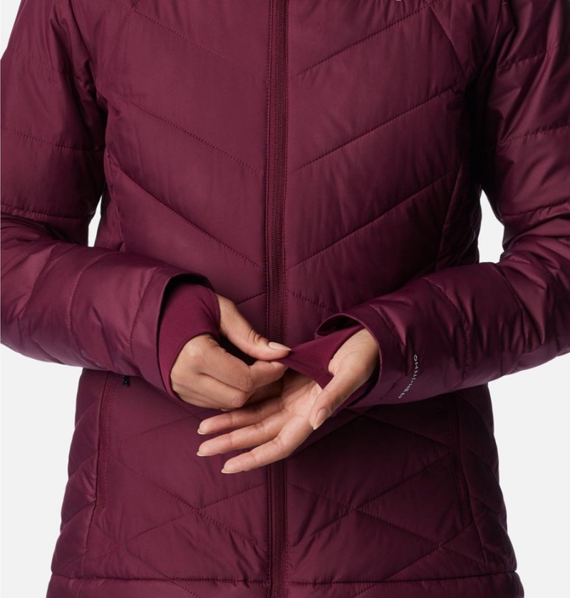 Columbia Heavenly Women's Puffer Jacket Purple | LYNSAF-725