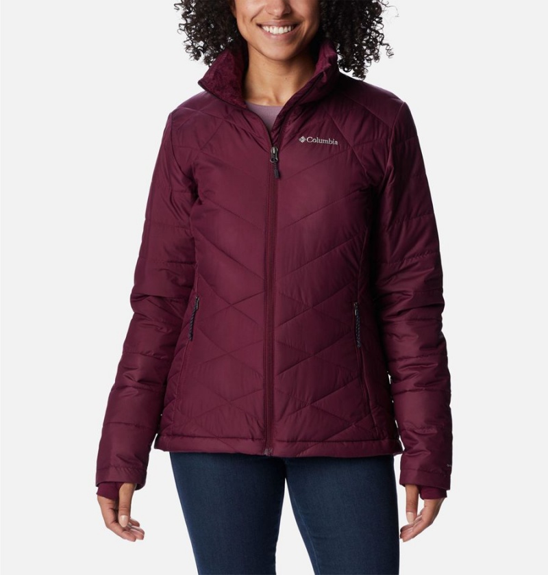 Columbia Heavenly Women\'s Puffer Jacket Purple | LYNSAF-725