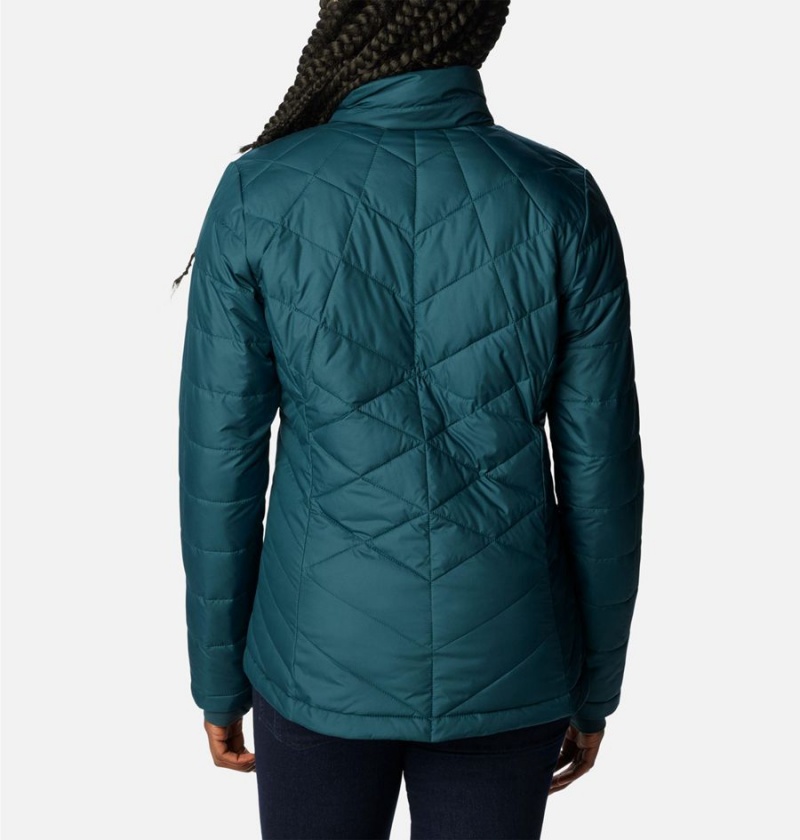 Columbia Heavenly Women's Puffer Jacket Turquoise | QAWRDX-630