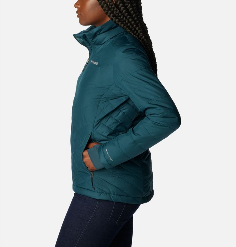 Columbia Heavenly Women's Puffer Jacket Turquoise | QAWRDX-630
