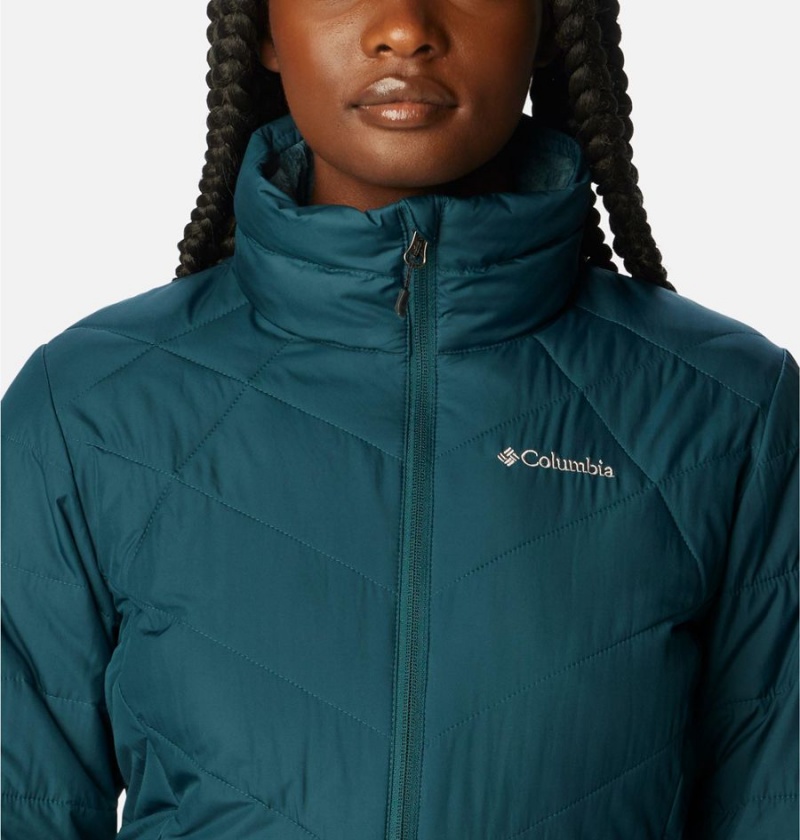 Columbia Heavenly Women's Puffer Jacket Turquoise | QAWRDX-630