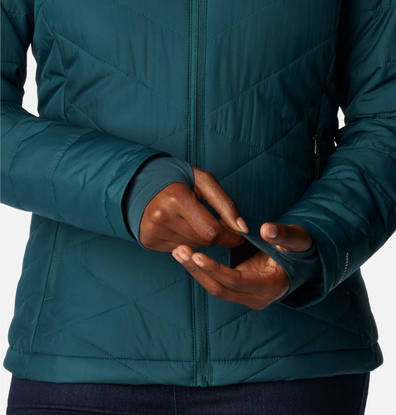 Columbia Heavenly Women's Puffer Jacket Turquoise | QAWRDX-630